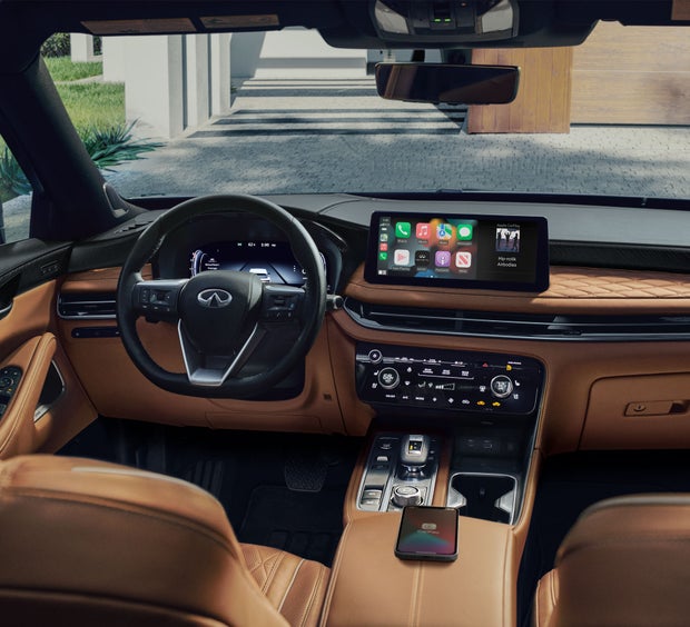 2024 INFINITI QX60 Key Features - Wireless Apple CarPlay® integration | Crest INFINITI in Frisco TX
